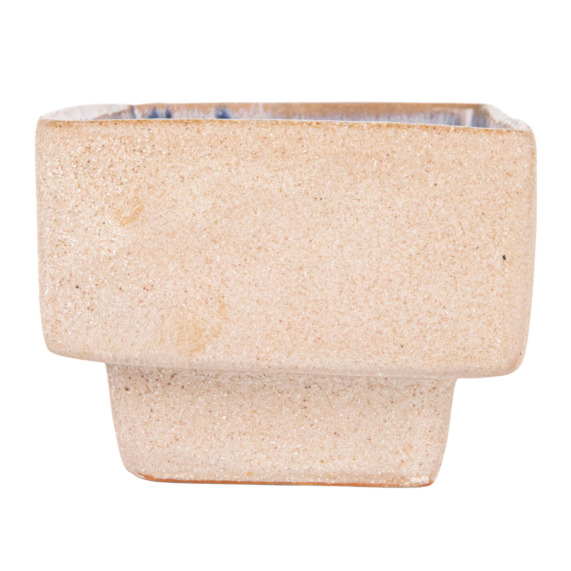 Hello Honey® 7" Square Abstract Artistry Stoneware Bowl